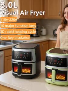 Multi-function Large Capacity Stainless Steel Oil-free Air Fryer