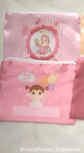 POUCH CLUTCH CUSTOM SATIN PARCEL PREMIUM BAHAN HALUS TIDAK MUDAH SOBEK