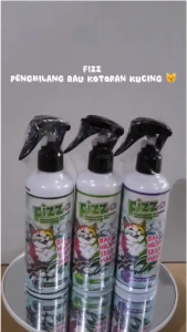 FIZZ 250ml penghilang bau kotoran kucing aman terjilat hewan
