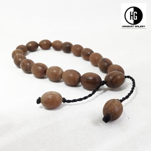 gelang kayu bidara oval benang tarik h379