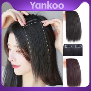 Fashion Women Fluffy Wig Piece Pad Girl Hair Piece Fluffy Hair Extension Invisible Seamless Hair Pad（Two-piece design）