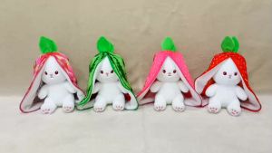 Boneka Reversible Rabbit Fruits 2in1: Desain Unik & Berbahan Fruits