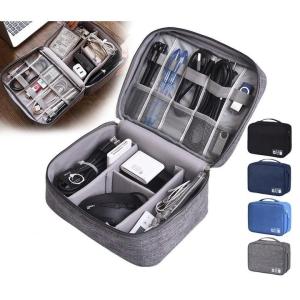Travel Electronic Product Storage Bag Portable Waterproof USB Data Cable Storage Bag Digital Product Storage Bag