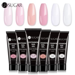 UR SUGAR 15ml nail extension glue Poly Nail Set Poly UV Gel Clear / Pink Acrylic Fast Building Finger Extension Soak Off Gel UV Nail Tools Set Polish