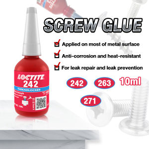 E.B. 242 271 Metal Thread Anaerobic Adhesive 10ml Thread Fixative Adhesive Screw Fixing Glue