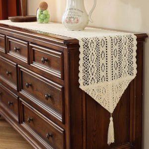 Rustic Handwoven Linen Cotton Table Runner