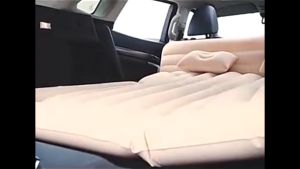 Car Air Bed Multifunctional Car Air Bed Foldable Double Air Bed with Inflatable Bed With Two Air Pillows for Travel Inflatable Bed for Car with free Electric Pump