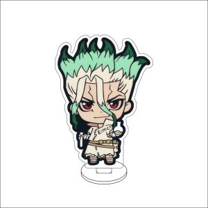 Bandai | Anime Dr.Stone Ishigami Senku Ōki Taijiu Ogawa Yuzuriha Kohaku Q Phiên Bản Acrylic Hình Đứng 10CM Dễ Thương Đồ Trang Trí Dành Cho Người Hâm Mộ