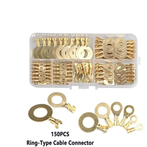 150pcs O Type Terminal Connector M3 M4 M5 M6 M8 M10 For Automotive Wiring