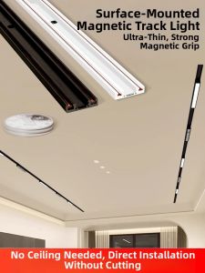 SHUOYU | Ultra-thin Surface Mounted Magnetic Track Light Linear Lighting