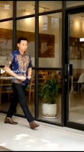 KEMEJA BATIK PRIA LENGAN PENDEK HEM BATIK PRIA MEWAH TERBARU
