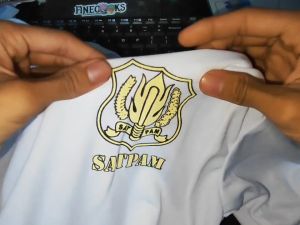Kaos Satpam Putih Bahan Drifit Jersey Terbaru 2023 Lengan Pendek