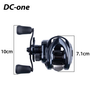 FISHINGFANS Smart Electronic Brake DC Noise Lure Fishing Reel 7.8:1 High Speed Long-Cast Casting Baitcaster FISHING REEL