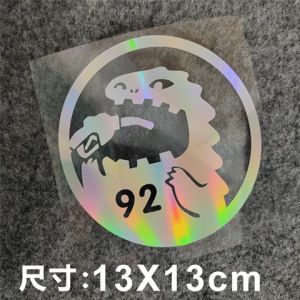 Automobile Sticker Monster Beast Eating Electric Monster Godzilla Dinosaur Drinking Oil Car Oil No. Fuel Tank Cap Decoration Sticker