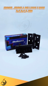 Engsel Tebal BELLUCCI 3" Warna HITAM / Engsel jendela Bellucci 3x2.5x2.5-2BB Ketebalan 2.5mm Kuat Halus Awet BELLUCCI ORIGINAL