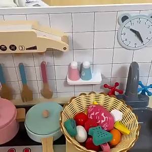 KABEIQI | Wooden Pretend Cooking Playset