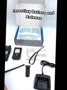 BaoFeng K5M Handheld Walkie Talkie Tri-Band Type-C Charger Long Range 5-10 KM 2 Way Radio One Key Copy Frequency Free Antenna COD