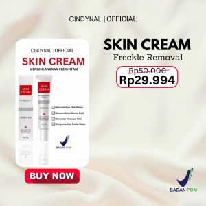 BELI 1 GRATIS 1 - BPOM CINDYNAL Skin Cream Freckle Removal/  Krim Pemutih Freckle dan Bintik Whitening Remove Dark Spots