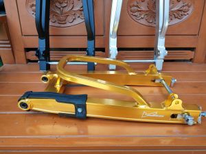 SWING ARM RX KING LENGAN AYUN RX KING ALMUNIUM SET AS DAN BOSH SILVER