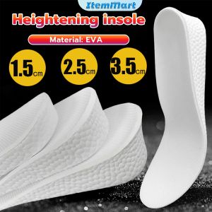 ItemMart 1.5-3.5cm Height Increasing Sports Insoles High Elastic Breathable Orthopedic Shoes Pads