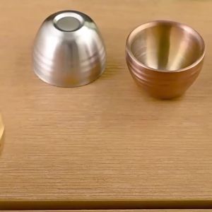 50ml Stainless Steel Mini Espresso Cup Italian Style Small Wine Glass Durable for Outdoor Picnic and Home Bar