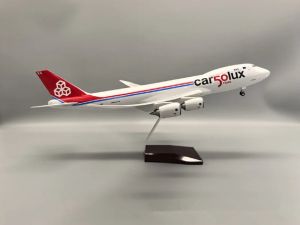 B747-8F Luxembourg Cargo Airways Model Airplanes Resin Diecast Aircraft 47cm Scale Airplane Toy Souvenir For Collections and Dis