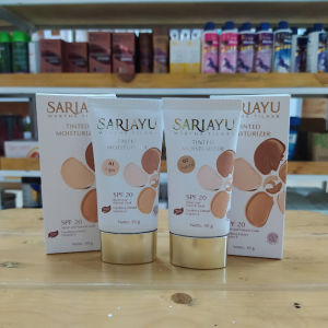 SARIAYU MARTHA TILAAR TINTED MOISTURIZER SPF 20/FOUNDATION NATURAL/ALAS BEDAK SARI AYU/liquid Foundation/SARIAYU TINTED/bedak Cair/dempul wajah/bedak ringan/Original/Bpom/tinted sariayu/pelembab kulit