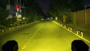MOFOX D1 Laser Gun Mini Driving Light 40W Dual Color Hi/Lo Motorcycle LED Light Auxilliary Light MDL For Off Road Car