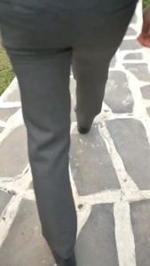 Celana panjang pria formal/kerja model slimfit bahan gabardin bagus murah