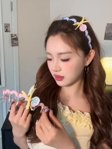 【ZEVER】เครื่องประดับผมแบบคาดศีรษะโดพามีนสุดน่ารักและเรียบง่ายที่ได้รับความนิยมในช่วงฤดูร้อน