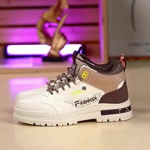 TWICE Martin Boots For Men 2025 New Korean Fashion Sneakers Shoes For Men Waterproof Ankle Boots Comfortable Casual Shoes Mens Rubber Shoes