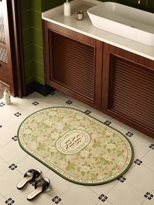 KAIBIDE | Thảm Tắm Thấm Nước Chống Trượt Chống Bẩn Không Cần Giặt Kiểu Cổ Điển