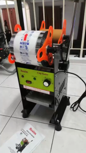 REAIM Cup Sealer Machine 65/72/90/95mm Manual Milk Tea Electric Manual Sealing machine 封口机