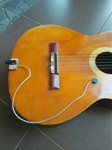 PICK UP GITAR ELEKTRIK AKUSTIK SPUL GITAR TEMPEL SPOL GITAR PIEZO TRANDUSER