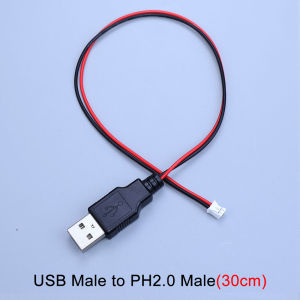 1Piece USB Female Male to XH2.54 PH2.0 XH1.25 2Pin 4Pin Terminal Wire Power Cord USB Socket Extension Cable Touch Screen Cable