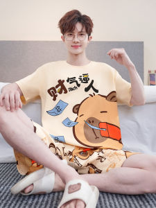 QIANSHUIMILU | Summer Lightweight Cotton Pajama Set