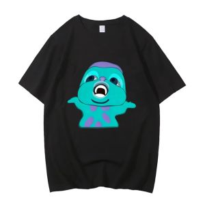 Sanrio | Cute Bibble The Eras Tour T Shirt Men Womens Aesthetic High Quality T Shirts Summer Oversized Short Sleeve T-shirts Streetwear