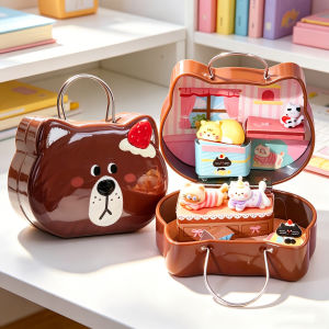 QINGYIFANG | DIY Miniature Pet Shop Model Feeding Scene