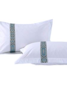 Bộ Gối Dày Màu Trắng Cho Khách Sạn Nhà Nghỉ Khăn Trải Giường Polyester Dệt Kim Thường Ngày Mùa Hè Dập Nổi Xuất Xứ Trung Quốc