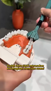 Sikat Gigi 3 Sisi Ultra Lembut Menyikat Bersih Mulut 3in1 3D Three Side Spiral Bulu Halus Toothbrush