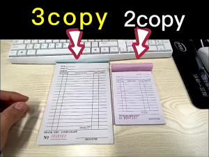 Carbonized Receipt Invoice 2/3 Copies Commercial Receipt Official Receipt Sales Invoice 60 Pages