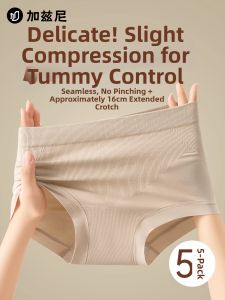 JIAZINI | Antibacterial Seamless Extended Crotch High-Waist Shaping Underwear