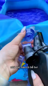 Bơm Điện 2 Chiều Mini Đa Năng Bơm Hút Nhanh Cho Bể Bơi Phao Ghế Hơi Nệm Hơi Công Suất Mạnh