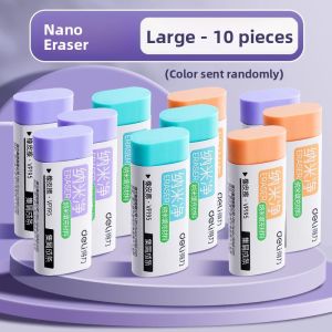MONLEYTA | Ultra Clean Nano Eraser For Pencil Easy To Erase Soft Material No Dust Kindergarten Special Use Long Rectangle Shape PVC Soft Rubber