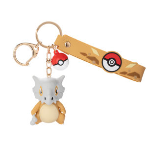 Funism | Anime Pokemon Figures Snorlax Mimikyu Cubone Keychain CarKey School Bag Backpack Decoration Desktop Decoration Toy Gift