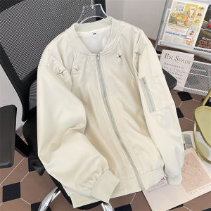 Áo Khoác Nam Phong Cách Mỹ Pilot 2025 Mới Áo Bóng Chày Hip Hop Dáng Rộng Thường Ngày High Street Thời Trang Xuân Thu Dài Tay