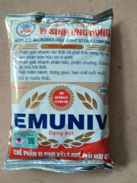 CHẾ PHẨM MEN VI SINH ỨNG DỤNG EMUNIV ĐỂ XỬ LÝ RÁC THẢI, Ủ PHÂN HỮU CƠ ...