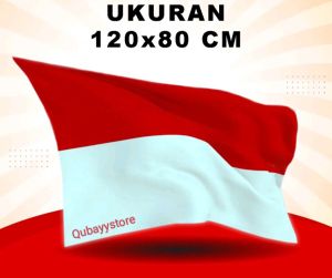 BENDERA MERAH PUTIH PUSAKA BAHAN KATUN HIASAN RUMAH