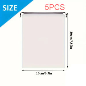 5PC Transparent Drawstring Storage Bag Waterproof Plastic Travel Pouch for Shoes Clothes Sundries Portable Clear Organizer Bag