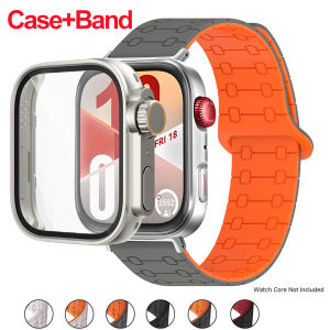 PC Tempered Glass Case+Magnetic Silicone strap For Huawei Watch Fit 4 Pro /Fit3 Fit4 Change to Ultra Cover Protector+Bracelet